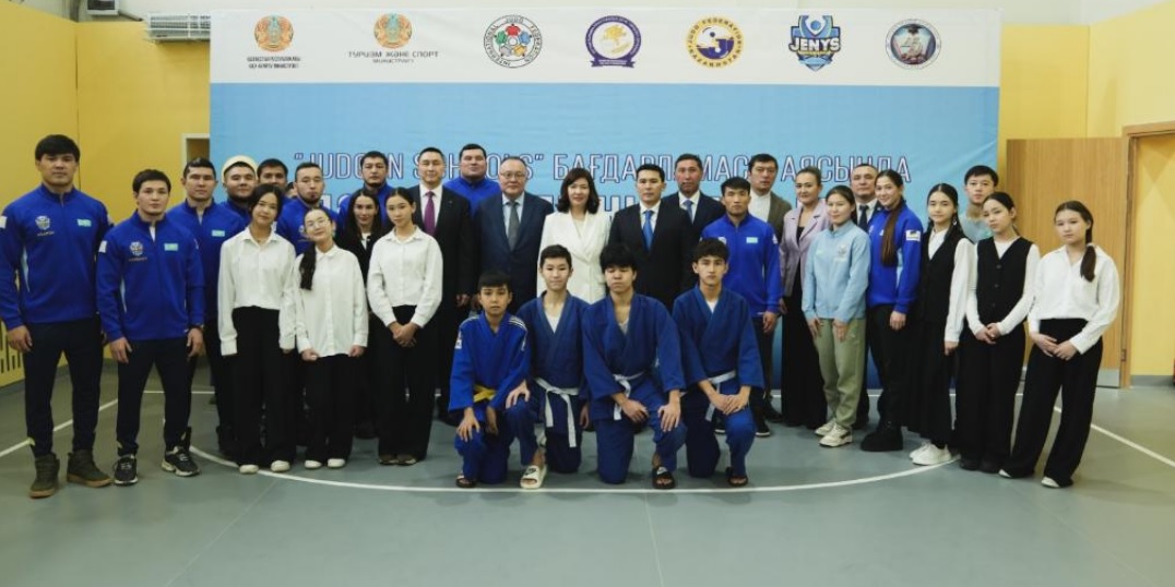 В Келешек мектебі открыт первый специализированный зал дзюдо