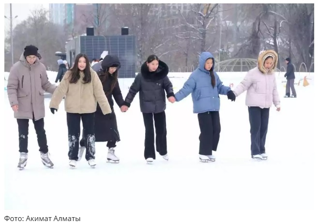 11 бесплатных ледовых катков работают в Алматы