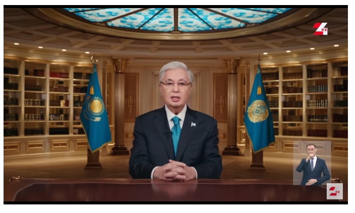 Новогоднее обращение Касым-Жомарта Токаева к казахстанцам
