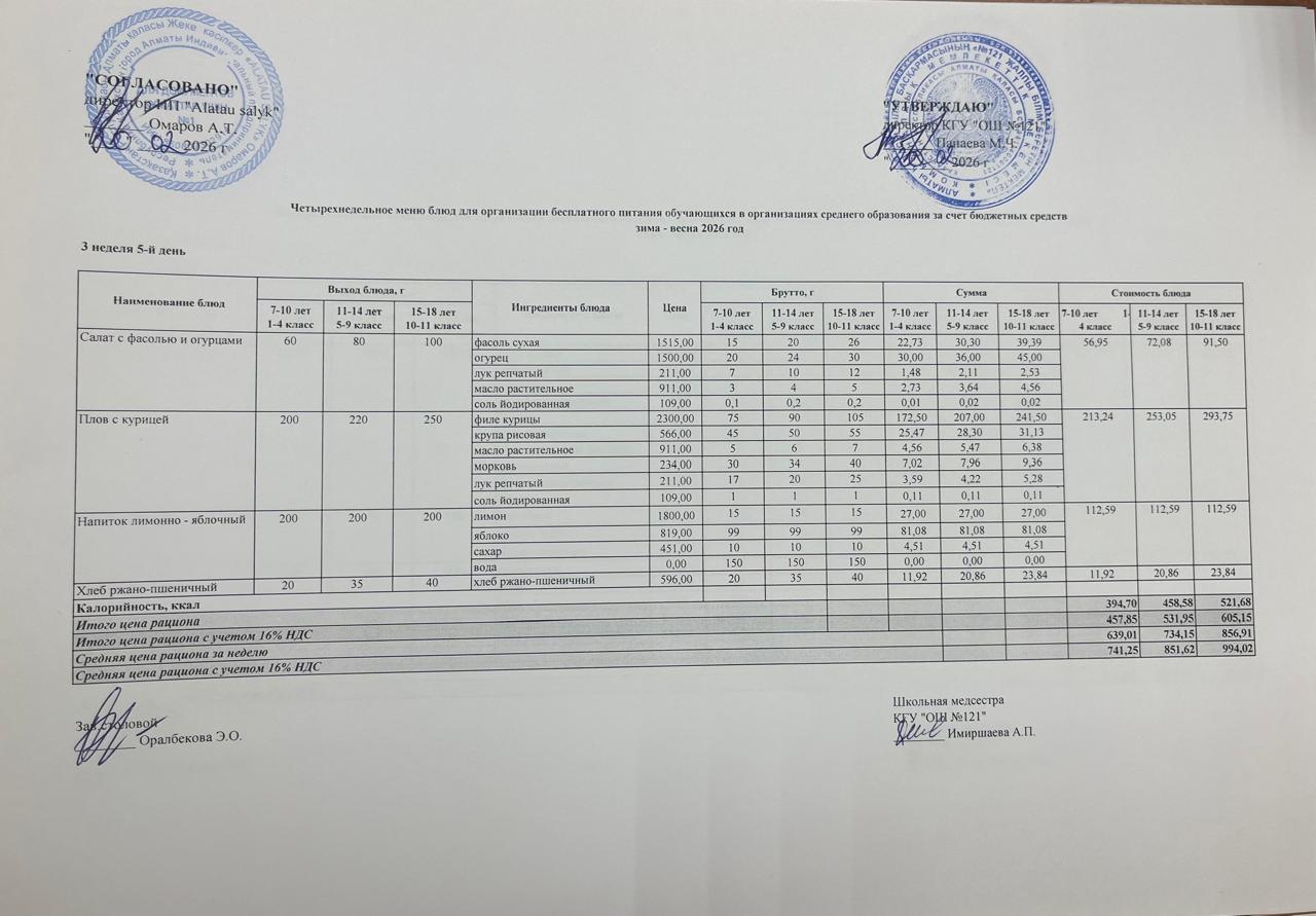МЕНЮ 20.02.2026