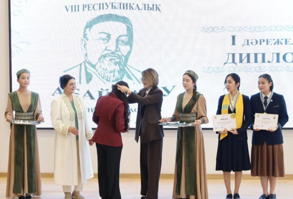 В Абай ұлттық мектебі прошла VIII республиканская олимпиада «Абайтану»